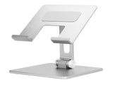 Adjustable Phone Stand Aluminum Alloy Reusable Tablet Holders Rack for Office Home BedroomSilver V1294-YM0714-3113210243412