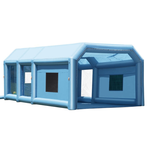 VEVOR Inflatable Paint Booth 23x13.1x9ft Inflatable Spray Booth 750W480W Blower V952-CQSPQFLSKCGLKCDG9V3