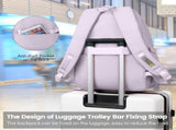 Backpack - Waterproof backpack for girls - laptop sleeve - Rucksack - laptop bag - Girl's Backpack V1188-MS101-02361-1
