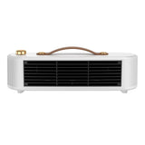 White Desktop Space Heater for Home, Fast Heating Room Warmer for Bedroom, Whole-Room Heater V1221-XM-QNQ-001