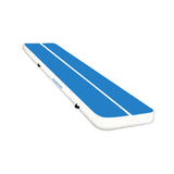 Powertrain Airtrack 20cm Thick 3m x 1m Inflatable Gymnastics Tumbling Mat Air Track - Blue IFM-0301-BUWH