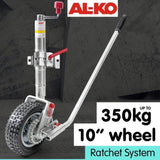 AL-KO 10in Ratchet Trailer Boat and Caravan Jockey Wheel ALKO-10