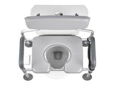Bedside Commode Chair, 227 kg Capacity, 4-in-1 Portable Toilet and Raised Toilet with Padded V952-WLKBSLRZD500Y4MTK001V0