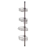 56" to 114" High Shower Corner Caddy Tension Pole Rust-Proof Tension Pole V952-SCTPBXGSXKKS98LR7V0