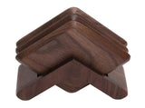 6pcs Wooden Drink Coasters with Holder for Kitchen Cafe V1263-JX-5429