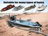 Boat Pedestal Boat Base Mount Plate 2-3/4Inch Steel Pin with Spring for 3/4inch Boat V1369-AZ3-W-11341