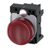 Siemens Sirius ACT Indicator Light 22mm Round Integrated LED 24VAC/DC Plastic Red IND-P-24-RED V1202-V1-SIEIND-P-24-RED
