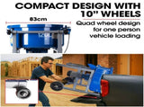BAUMR-AG 120L Forced Action Pan Mixer, 1500W Electric Direct Drive Motor, Heavy-Duty Frame, for V219-TOLMSCBM1C2A