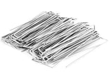 100Pcs Stainless Steel Ground Garden Staple Pins Weed Barrier Fabric Stake Fixed Accessories V1294-YM0901-JY07670