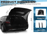 185 x 205CM Car Tailgate Sunshade Mosquito Net with Zipper, Fixed Band / Hooks and Storage Bag V888-ELOSUNG55719