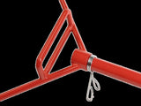 Olympic Shrug Deadlift Trap Bar - Red V1012-CFDLTB