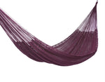 Outdoor undercover cotton Mayan Legacy hammock King size Maroon V97-TKMAROON