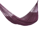 Outdoor undercover cotton Mayan Legacy hammock King size Maroon V97-TKMAROON