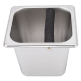 Stainless Steel Coffee Knocking Grounds Box with Rubber Rod Embeddable Coffee Dump Bin for Home V1294-YM0716-3118220123811
