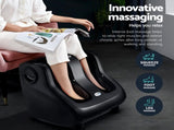 Livemor Full Back Massage Seat Cushion Heating With 360&deg Foot Massagers MASSAGE-288-BARON-BK
