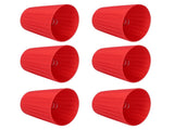 6Pcs Lampshade Modern Fabric Table Lamp Cover for Crystal Chandelier Wall Light Red V1294-YM0718-3119200177711