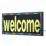 Programmable LED Sign, P6 Full Color Flexible Digital Scrolling Panel, DIY Custom Text Pattern GIF V952-YPGDGGP40X18HX5YG001V3