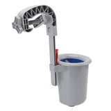 Pool Surface Skimmer Plastic Gray Wall Mounted Automatic Cleaner Filter Debris Collector for V1294-YM0716-3111220196011