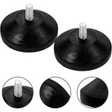2 Pcs M10 Adjustable Rubber Furniture Feet for Chair and Desk with Non Slip Base V1192-AZ-W-21344