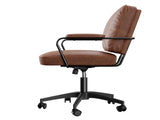 Levede Office Arm Chair Leather Executive Chairs OF1048-BR