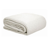 Cotton Waffle Blanket White Queen V442-ATX-BLANKET-WAFFLE-WHITE-QS