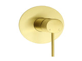 Watermark Brushed Gold Round Bathroom Shower Hot Cold Mixer Ceramic Cartridge OZ V1233-KRD201G
