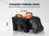 Insulated Food Carrier, 30L Capacity, Stackable Catering Hot Box with Stainless Steel Barrel, Top V952-SPBWXHSBWT30LBMYXV0
