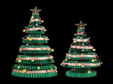 Jingle Jollys 3PCS Christmas Tree Decoration with Lights Foldable Easy Setup Tree PAPER-XMAS-SET-FOREST-01