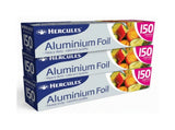Hercules Aluminium Foil 150mtr x 30cm x3 HERCULES-HAF150AX3