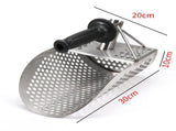 Sand Scoop for Metal, Heavy Duty Metal Detector Beach Finds Scoop, Stainless Steel Metal V1369-AZ3-W-05362