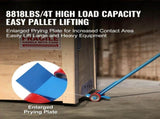 Pallet Buster, 152.4 cm Handle, 4 ton Weight Capacity, Q235 Carbon Steel, Heavy Duty Deck Wrecker V952-QG6600IBS5INZ47P4V0