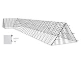 Chicken Tunnels, 400x100x61.5 cm Chicken Tunnels for Yard, Portable Chicken Tunnels for V952-YJSDDGJKJ000QX9MSV0