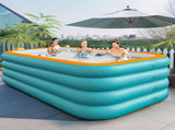 Large inflatable swimming pool, green swimming pool, suitable for home yard, outdoor pool, summer V1102-HEYC-001