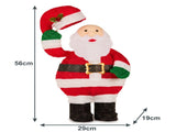 Christabelle 56cm Santa Christmas Light Up Display Animated LED Outdoor Indoor Xmas Yard Lawn S 112_SHE209