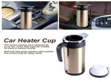 850mL 12V Portable in Car Stainless Steel Electric Heating Cup Boiling Water Bettle Travel Use V1294-YM0722-JYA02657
