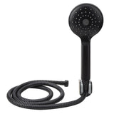 Matte Black Handheld Showerhead with Showerhead Holder Bracket Hose Bathroom Tools V1294-YM0901-3112200077311