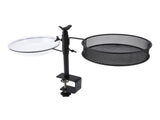 Deck Bird Feeders with Mesh Tray Detachable Adjustable Clamp Rail Bird Bath Balcony Porch Feeder for V1294-YM0901-3111240176011