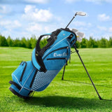 Everfit Golf Clubs Set Junior Right Handed Golf Wedges Iron Golf Stand Bag GOLF-A-CLUB-KID-5-AB