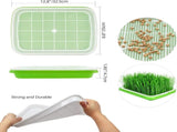 8-Pack Seed Sprouter Tray Microgreens Growing Trays BPA Free Seed Germination Propagation Soil-Free V1188-WSZ-A-2353