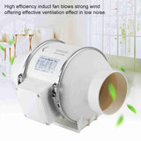 High Efficiency Inline Duct Fan Air Extractor Bathroom Kitchen Ventilation System 40W V1294-YM0901-GB-JY10737-01