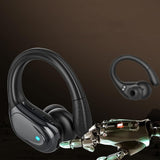 Wireless Earbuds Sports Bluetooth Headphones IPX5 Waterproof Earphones for Workout Running Black V1263-JX-7095