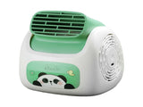 Cartoon Panda Bladeless Desktop 3 Speed USB Rechargeable Silent Office Dormitory Turbine Desk V1294-YM0901-3113240213211