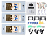 Video Doorbell System 1080P Night Vision Card Swiping 7 Inch Color Screen Wired Intercom Video V1294-YM0901-3114240047811