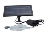 Solar Air Pump with 2 Bubble Stones with Hose 8W 10V 2400mAh ABS and Polysilicon Solar Oxygen Pump V1294-YM0706-3111230189611