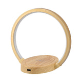 LED Wireless Charger Lamp with 3 Lighting Mode EyeCaring Reading Light for Bedroom HomeOval Style V1294-YM0710-3119210168311