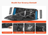 Bike Travel Bag, Transport Universal Bicycle Storage Case Bag with TSA Lock, Support Plates, V952-ZXCRBXLXTYZJ0PFA0001V0