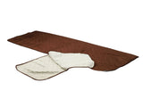 Sofa Protective Cover Waterproof Washable Wear Resistant 2 Seats Polyester Mat for Pets Brown V1294-YM0706-3117230111712