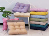 Tufted Chair Seat Cushion, Soft Washable Dining Room Garden Chair Pad for Home, Patio, Office V1189-LC-RY-00296