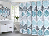 Polyester Striped Painting Shower Bath Curtain Waterproof Bathroom Curtain V1294-YM0901-JY28888-01
