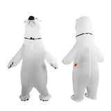 Inflatable Polar Bear Costume Reinforced Stitching Lightweight Reusable Waterproof Blow Up Animal V1294-YM0710-3115230111111